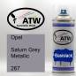 Preview: Opel, Saturn Grey Metallic, 267: 400ml Sprühdose, von ATW Autoteile West.